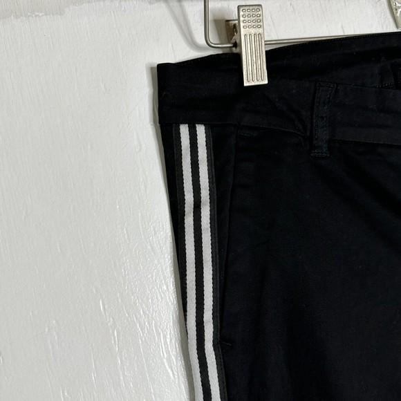 Kut From The Kloth Womens Black Chino Skinny Pants Size 4 Side Piping Stretch - Picture 2 of 9